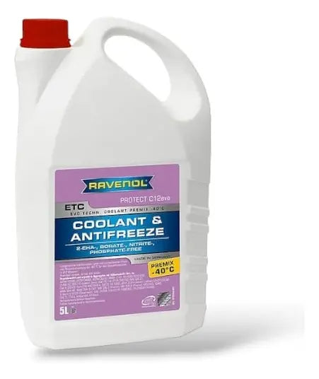 Anticongelante Refrigerante Ravenol Etc Premix G12 -40°c Rosa 5lts
