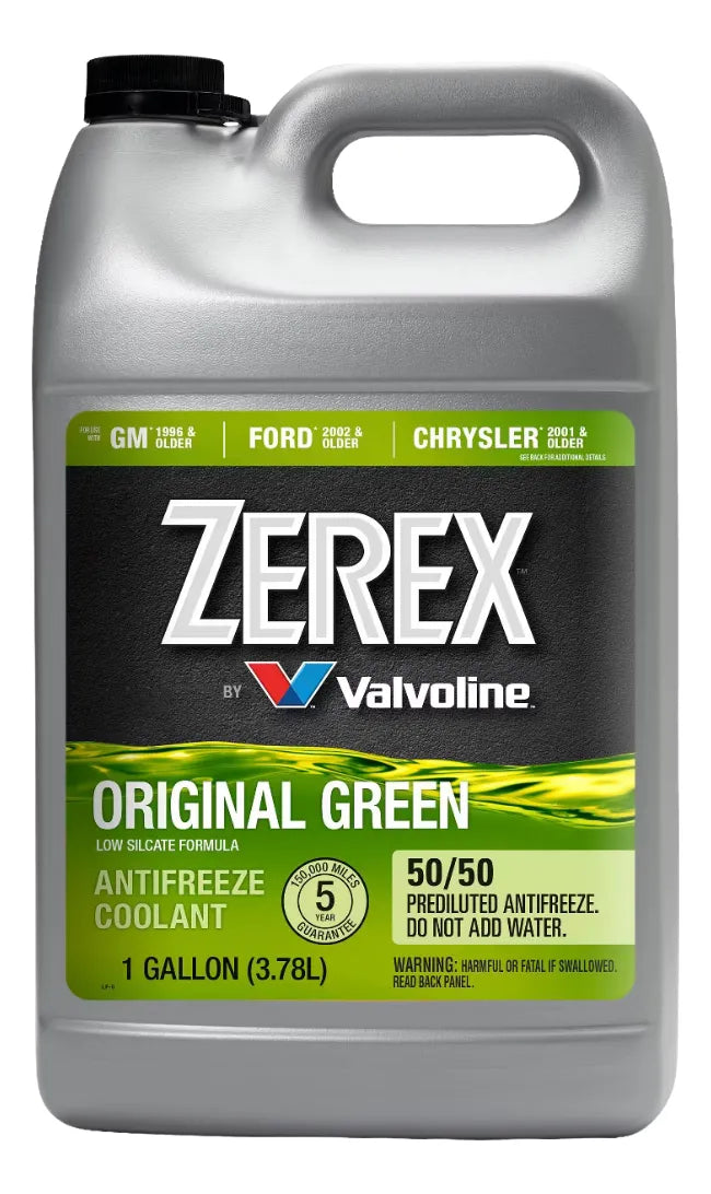 Refrigerante Anticongelante Zerex 50/50 Original Green Americanos 1gl