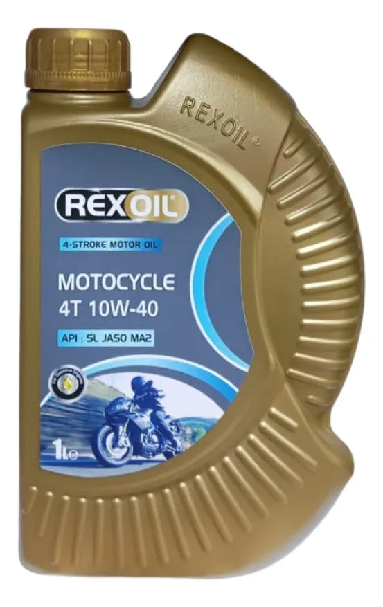 Aceite Lubricante Rexoil 10w40 Motorcycle 4t Jaso Ma2 1lt