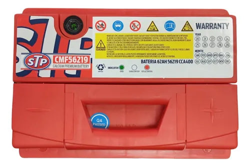 Bateria 62AMP STP 400CCA CMF56219 B Grueso (- +)