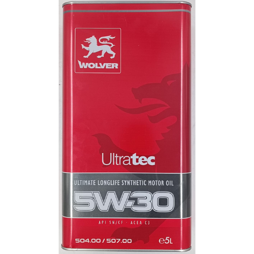 Aceite para Motor 5W30 Wolver Ultratec C3 Sae 5 Litros