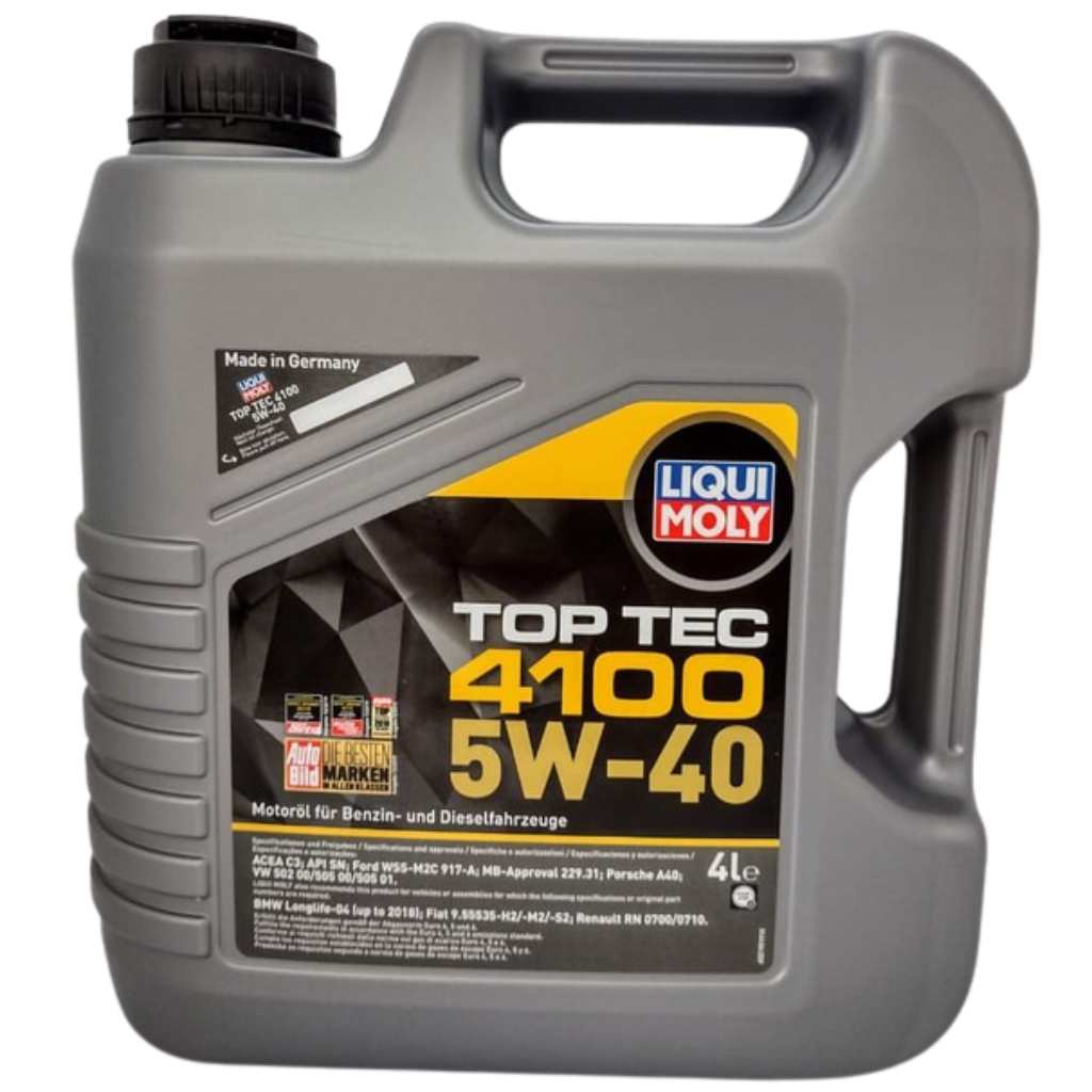 Aceite Para Motor Liqui Moly Sintético 5w40 Autos, Pick Up, Suv 4Lt