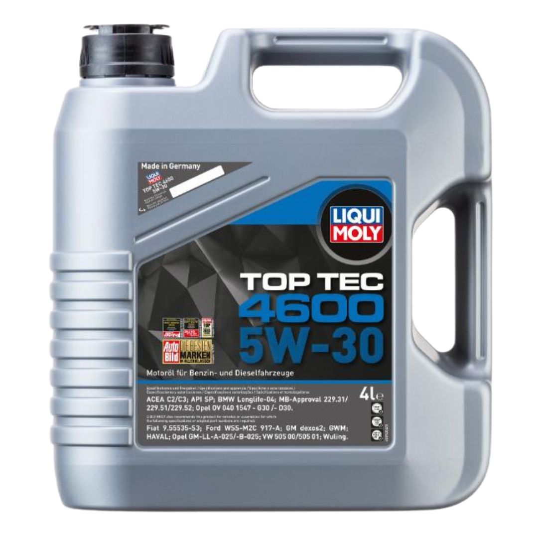 Aceite Lubricante Liqui Moly 5W30 Top Tec 4600 SN/C3 4lt