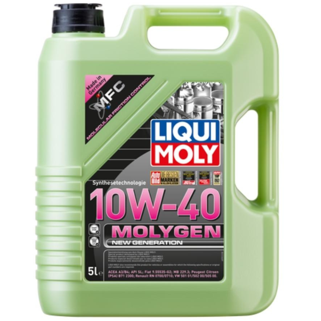 Aceite 10W40 Liqui Moly Molygen New Generation 5lts