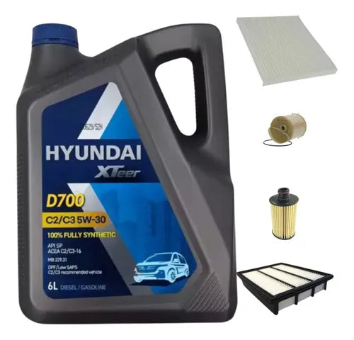Kit de Mantencion Ssangyong Action Sport 2200 17/20 Hyundai 6lt