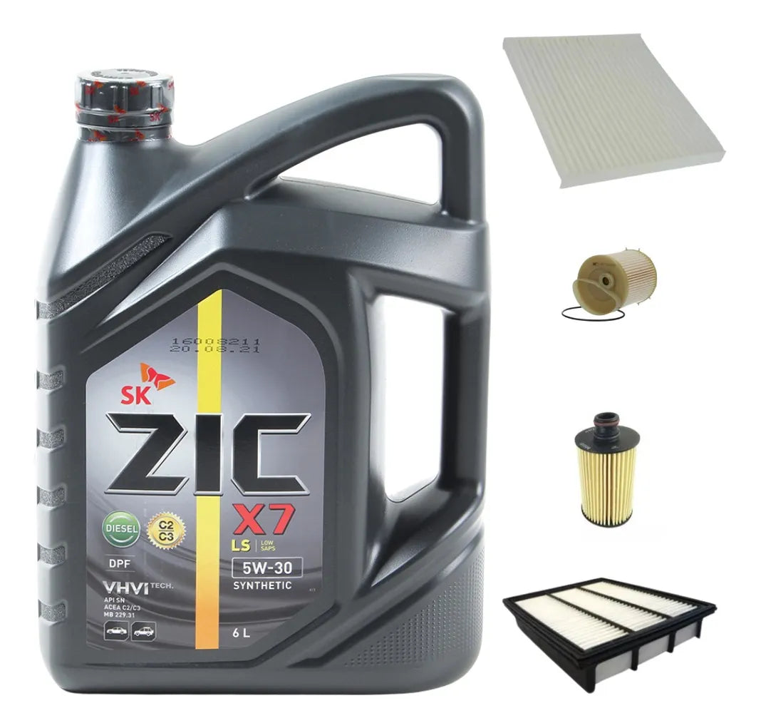 Kit de Mantencion Ssangyong Action Sport 2200 17/20 ZIC 6lt
