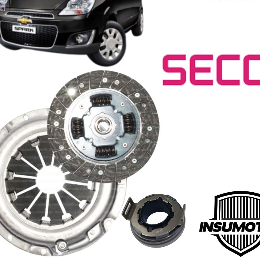 Kit de Embrague Chevrolet Spark 800 F8CV SOHC 3PCS 170MM Seco C / 9945047