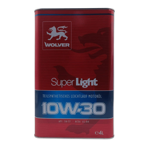 Aceite 10w30 Super Ligth Wolver Semi Synthetic 4lts / 701843